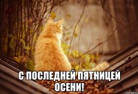  С последней пятницей осени!