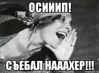 осииип! съебал нааахер!!!