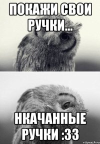 покажи свои ручки... нкачанные ручки :зз