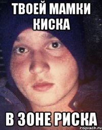 Твоей мамки киска В зоне риска