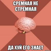 сремная не стремная да хуй его знает
