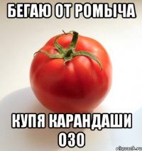 бегаю от ромыча купя карандаши озо