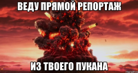 веду прямой репортаж из твоего пукана