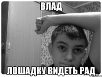 влад лошадку видеть рад