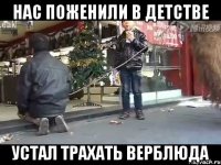 нас поженили в детстве устал трахать верблюда