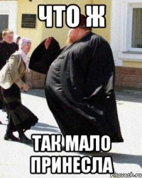 ЧТО Ж ТАК МАЛО ПРИНЕСЛА