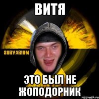 витя это был не жоподорник