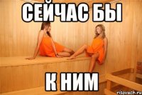 сейчас бы к ним