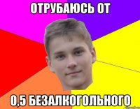 отрубаюсь от 0,5 безалкогольного