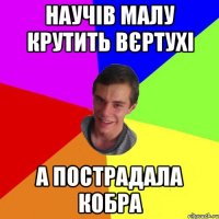 научів малу крутить вєртухі а пострадала кобра