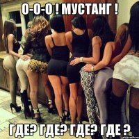 о-о-о ! мустанг ! Где? Где? Где? Где ?