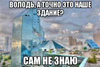 володь, а точно это наше здание? сам не знаю
