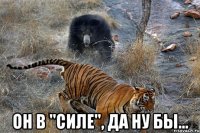  он в "силе", да ну бы...