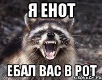 я енот ебал вас в рот