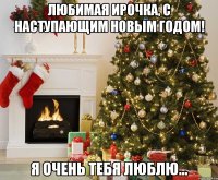 Любимая Ирочка, с наступающим новым годом! Я очень тебя люблю...