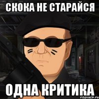 скока не старайся одна критика
