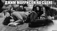 джим моррисон на сцене 