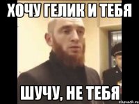 хочу гелик и тебя шучу, не тебя