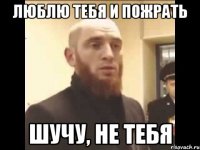 Люблю тебя и пожрать Шучу, не тебя
