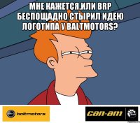 Мне кажется,или BRP беспощадно стырил идею логотипа у BALTMOTORS? 