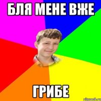 Бля мене вже грибе