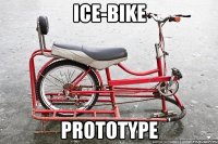 ice-bike prototype