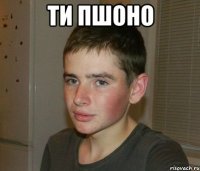 ти пшоно 