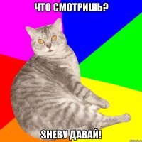 ЧТО СМОТРИШЬ? SHEBУ ДАВАЙ!