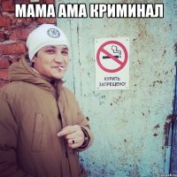 мама ама криминал 
