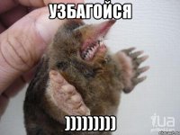 УЗБАГОЙСЯ )))))))))