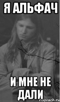 Я АЛЬФАЧ И МНЕ НЕ ДАЛИ