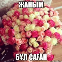 Жаным бұл саған