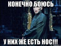 конечно боюсь у них же есть нос!!!
