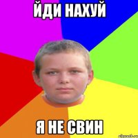 йди нахуй я не свин