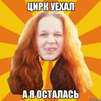Цирк уехал а я осталась