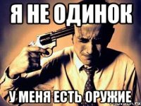 я не одинок у меня есть оружие