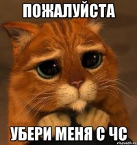 пожалуйста убери меня с чс