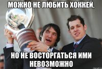 можно не любить хоккей, но не восторгаться ими невозможно