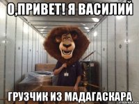 о,привет! я василий грузчик из мадагаскара
