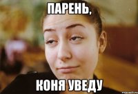 парень, коня уведу