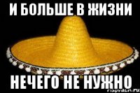 И больше в жизни нечего не нужно