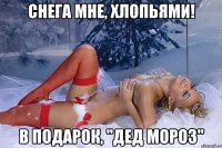 снега мне, хлопьями! в подарок, "дед мороз"