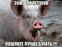 зож для петухов пошлите лучше бухать !!!