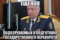 еще 800 подозреваемых в подготовке государственного переворота