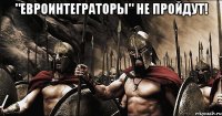 "Евроинтеграторы" не пройдут! 