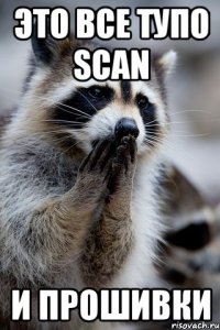 это все тупо scan и прошивки