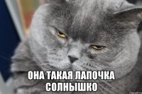  она такая лапочка солнышко