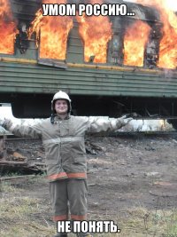 Умом Россию... Не понять.