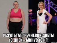  Результат ГРЕЧНЕВой ДИЕТы 10 ДНЕЙ – МИНУС 10 КГ!