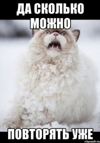 да сколько можно повторять уже